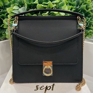 Polene Numéro Sept Mini - Black textured